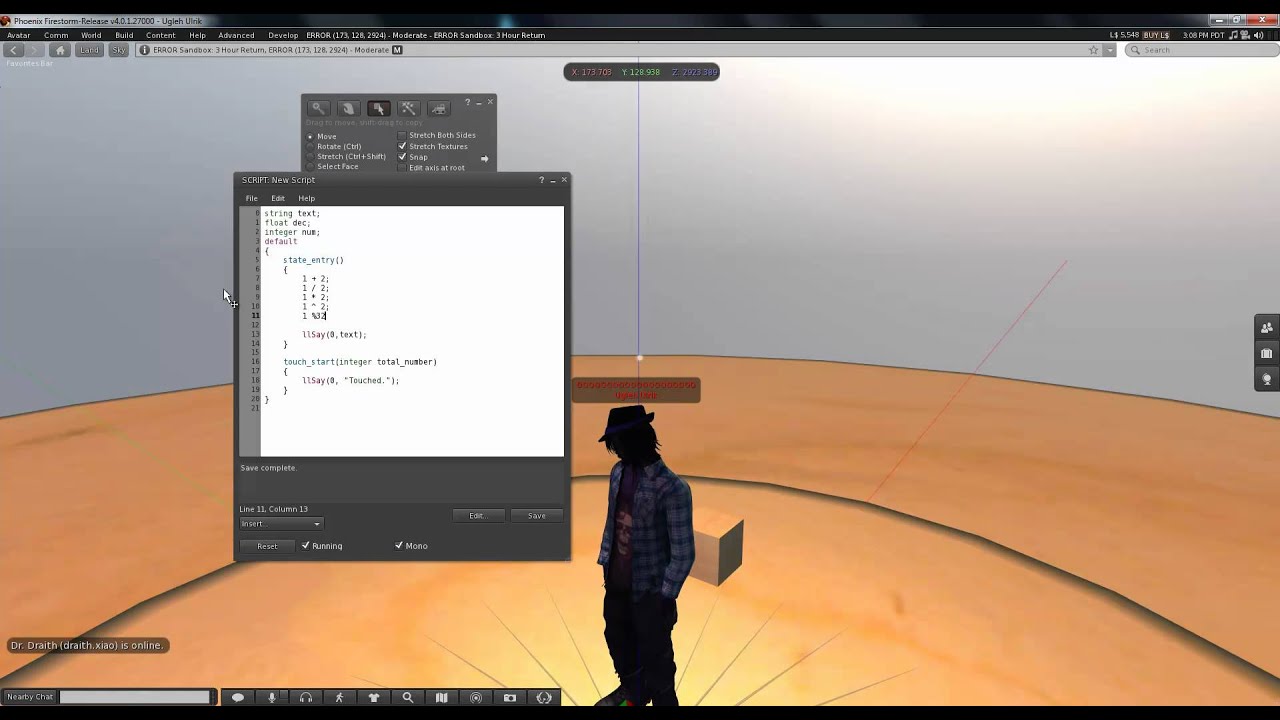 Strings, Integers, Floats - Linden Scripting Language (LSL) - YouTube