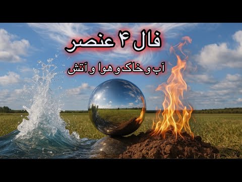 فال ۴ عنصر امروز شما آب و خاک و هوا و آتش