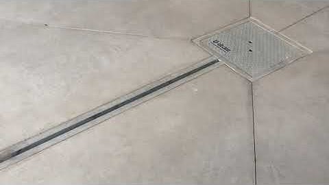 U-Drain Floor Drain | Installation Examples | Flaman