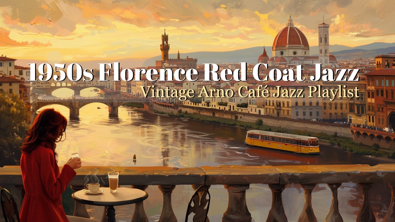 [Luxury Hotel Jazz] Step into a 1950 Florence's *Hidden Jazz Lounge* ✨ Slow Baritone Vibes