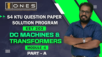 S4 KTU 2019 Scheme Question Paper Solution 2022 | DCMT | EET202 | Module 4 | PART A