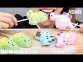 ASMR 🦖Marshmallow Pop*Extreme Chewines*마시멜로우팝 리얼사운드 먹방  EATING SOUNDS(No Talking)| EVLIN-ASMR