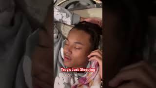 TROY TALKS ABOUT WORST DATE WHILE SLEEPING #loudegange #richboytroy