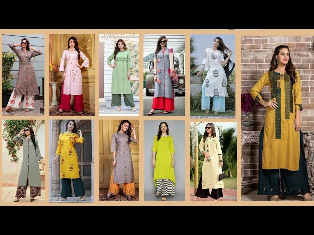 LONG KURTI WITH PENT at Rs.590/1000 in surat offer by Grow More Fashion