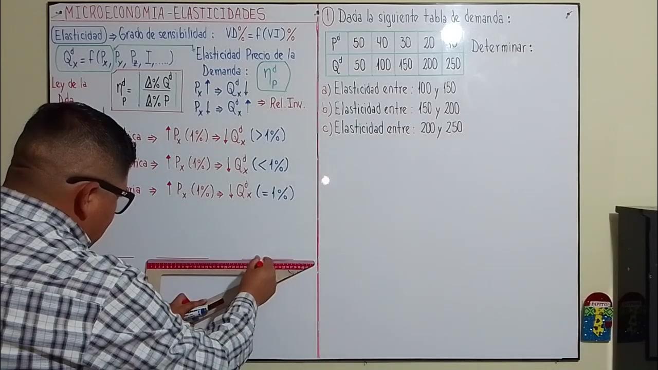MICROECONOMÍA ELASTICIDADES PARTE 1 YouTube