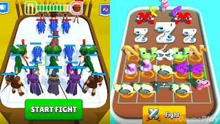 Merge Master  Dinosaur Fusion vs Merge Alphabet Lore Run - Merge Battles ⭐ abcdefghijklnopqrstuvwxyz screenshot 2
