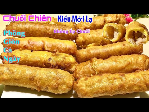 Video Phát hiện mới BÁNH CHUỐI CHIÊN không cần ép & xắt... - youtube