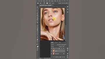 How to remove oily sheen from skin #photoshop #tutorial #design #photoshoptricks #learn #fyp