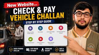 How to Check & Pay Vehicle Challan Online (New Official Website) 🚗