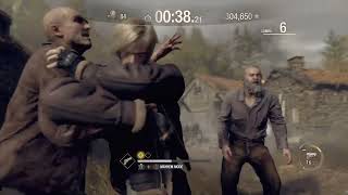 Resident Evil 4 Remake Mercenaries: Leon | S Rank | Village
