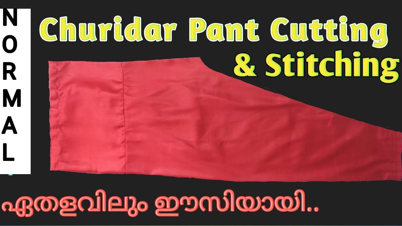 Churidar pant cutting and stitching/churidar pant cutting and stitching