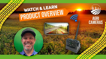 AgriCam WIFI Backup Cam w/  Built In Battery & Magnet Product Oveview