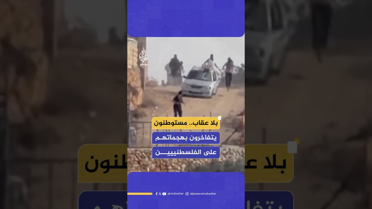 بلا عقاب.. مستوطنون يتفاخرون بهجماتهم على الفلسطنييين