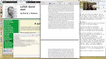 LaTeX 11 Quick start to  document classes and paragraphs