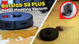 360 S8 Plus Robot and Mop Combo, Botslab Selfempty Lidar Navigation Smart Robot Vacuum