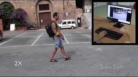 Haptic guidance for bilnd