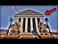 【マインクラフト】神殿を建築してみる【ギリシャ神殿の作り方】