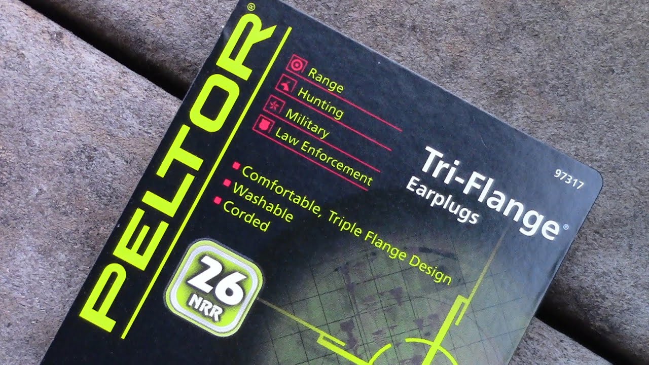 PELTOR Best Earplugs Ever !!! by TheGearTester YouTube