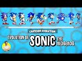 Evolution of sonic the hedgehog  31 years explained  cartoon evolution