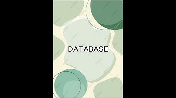 DATA BASE AND HIERARCHICAL MODEL