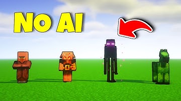 How to Summon Mobs With NO AI in Minecraft 1.21