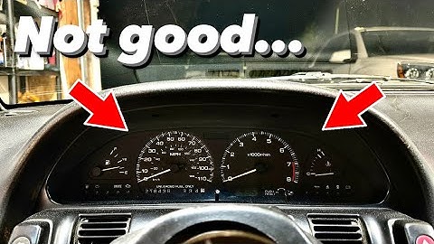 Diagnosing a bad instrument cluster on my S13 240sx!