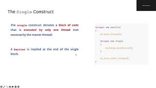 Lecture 4.2 Task based parallesim in OpenMP
