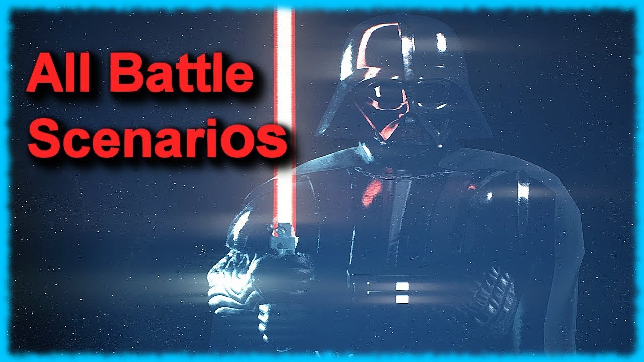 Star Wars Battlefront 2 - Dark Side Battle Scenarios All Arcade Tiers Gameplay Part 1