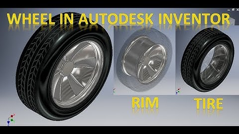 Wheel Design in Autodesk Inventor || Autodesk Inventor Tutorials || Inventor 3d drawings Tutorials