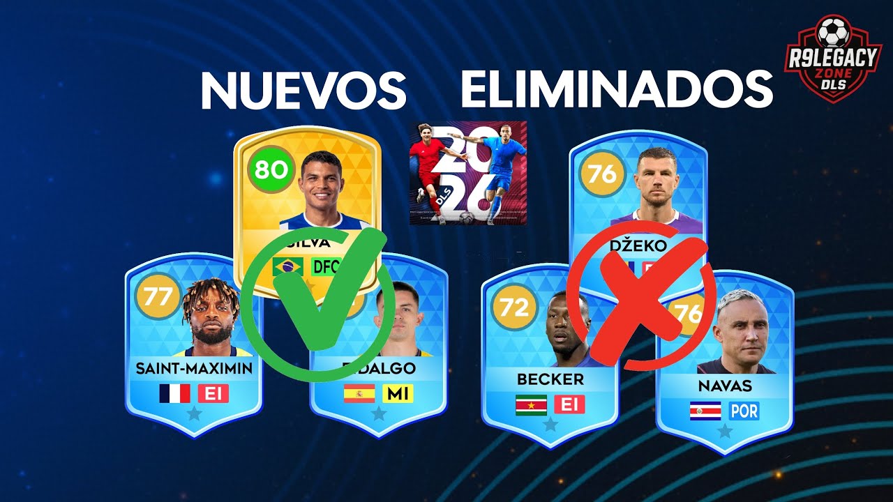 🚨 ✅️Nuevos jugadores y jugadores eliminados❌️en la próxima actualización DLS26 🔥⚽️🤯