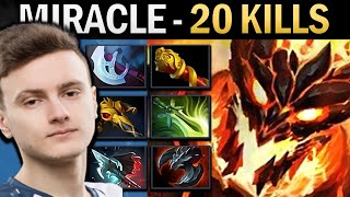 Shadow Fiend Dota Gameplay Miracle with Feather and 20 Kills