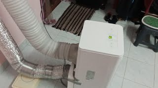 Converting my Brand New moveable AC in Pattaya Thailand