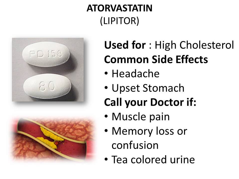 what is the generic name of atorvastatin