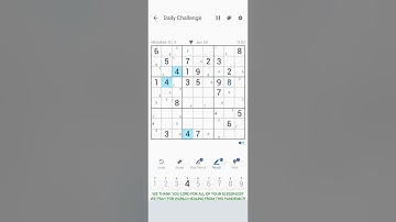 24 JAN 2022 - SUDOKU DAILY CHALLENGE