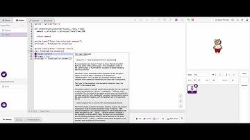Pictoblox Loan Interest Calculator