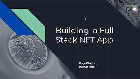 BlockchainDevDC 8/10/2021 - Building a FullStack NFT Application