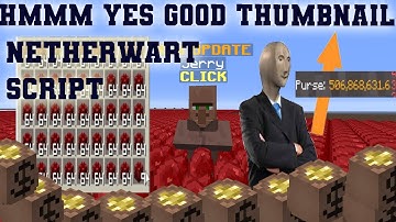 100M/Day AFK Netherwart Script Showcase - Hypixel Skyblock