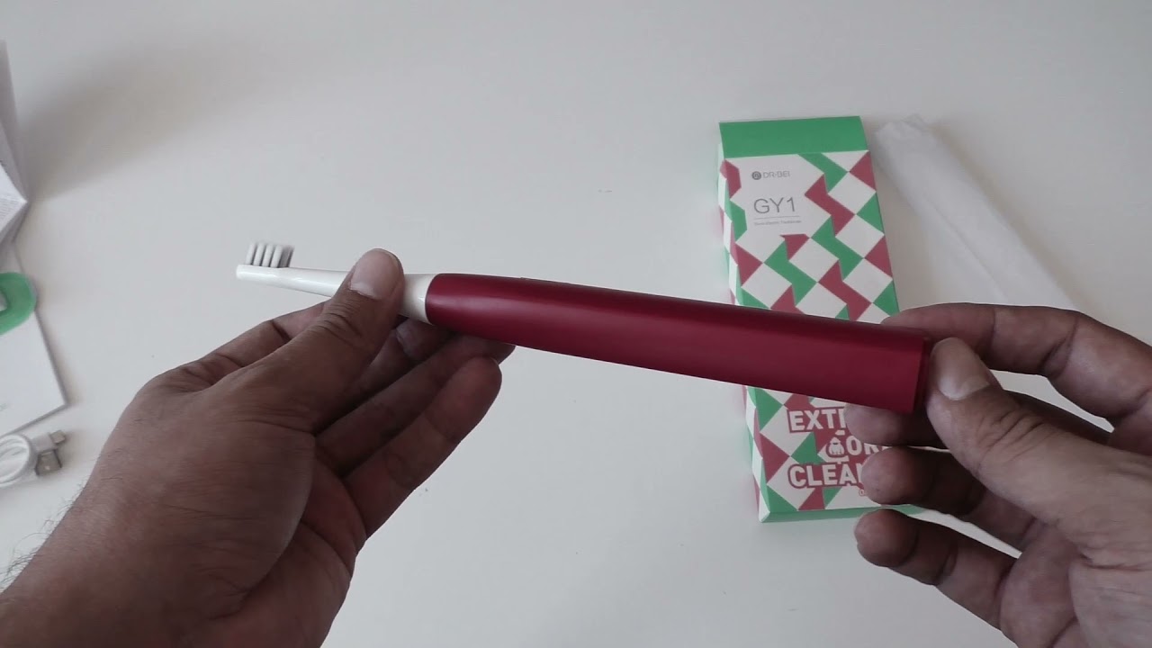 Обзор Dr.Bei GY1. Электрическая зубная щетка. Бюджетная, электрическая, звуковая зубная щетка