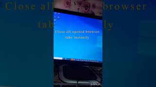 this secret trick will instantly close all your browser tabs - #windowstips #shorts