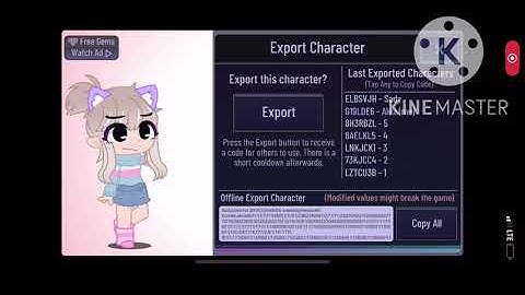 New OC + her export code