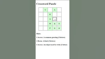 Crossword puzzle game using HTML CSS bootstrap and JavaScript #viralnow #shorts #freesourcecode