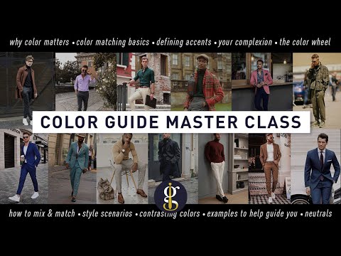 How To Mix And Match Clothing Colors For Men