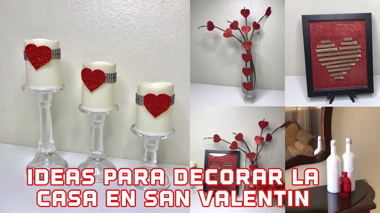 5 IDEAS PARA DECORAR TU CASA PARA SAN VALENTíN 💕💕