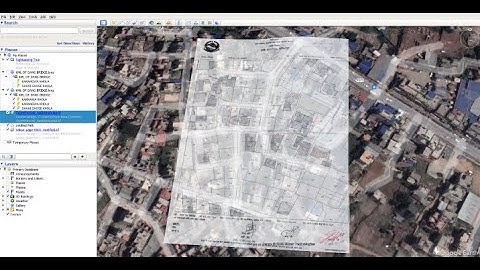 Overlay your cadastral/any map in google earth/Georefrence map without coordinate shown in map