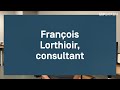 Interview de franois lorthioir intervenant  lesg data  ia