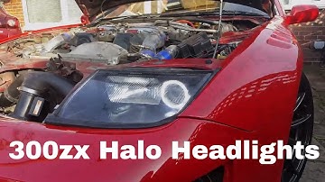 How to add Halo Lights to a 300zx headlight