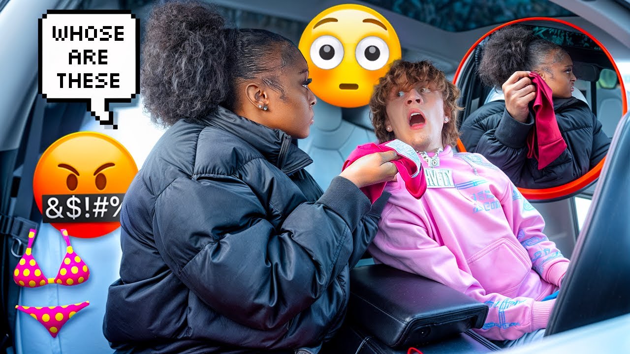 MY GIRLFRIEND FOUND PANTIES IN MY CAR..😳 *PRANK GONE WRONG*