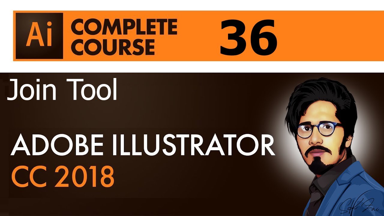 36 Join Tool | Adobe Illustrator | Graphic Designing | SK Zai - YouTube
