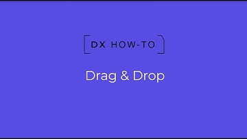 DX How-To: Drag & drop multiple files