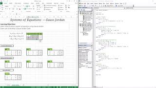 Gauss Jordan - EXCEL/VBA